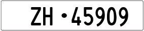 Truck License Plate